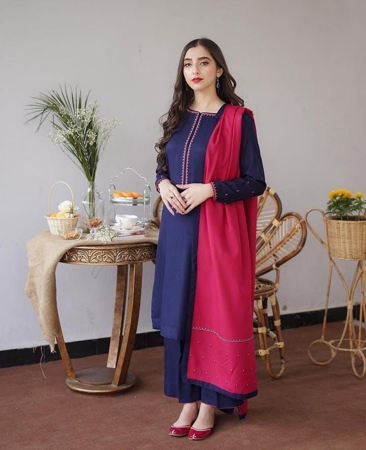 Asling Hit Code Premium Dhanak Embroidered 1231