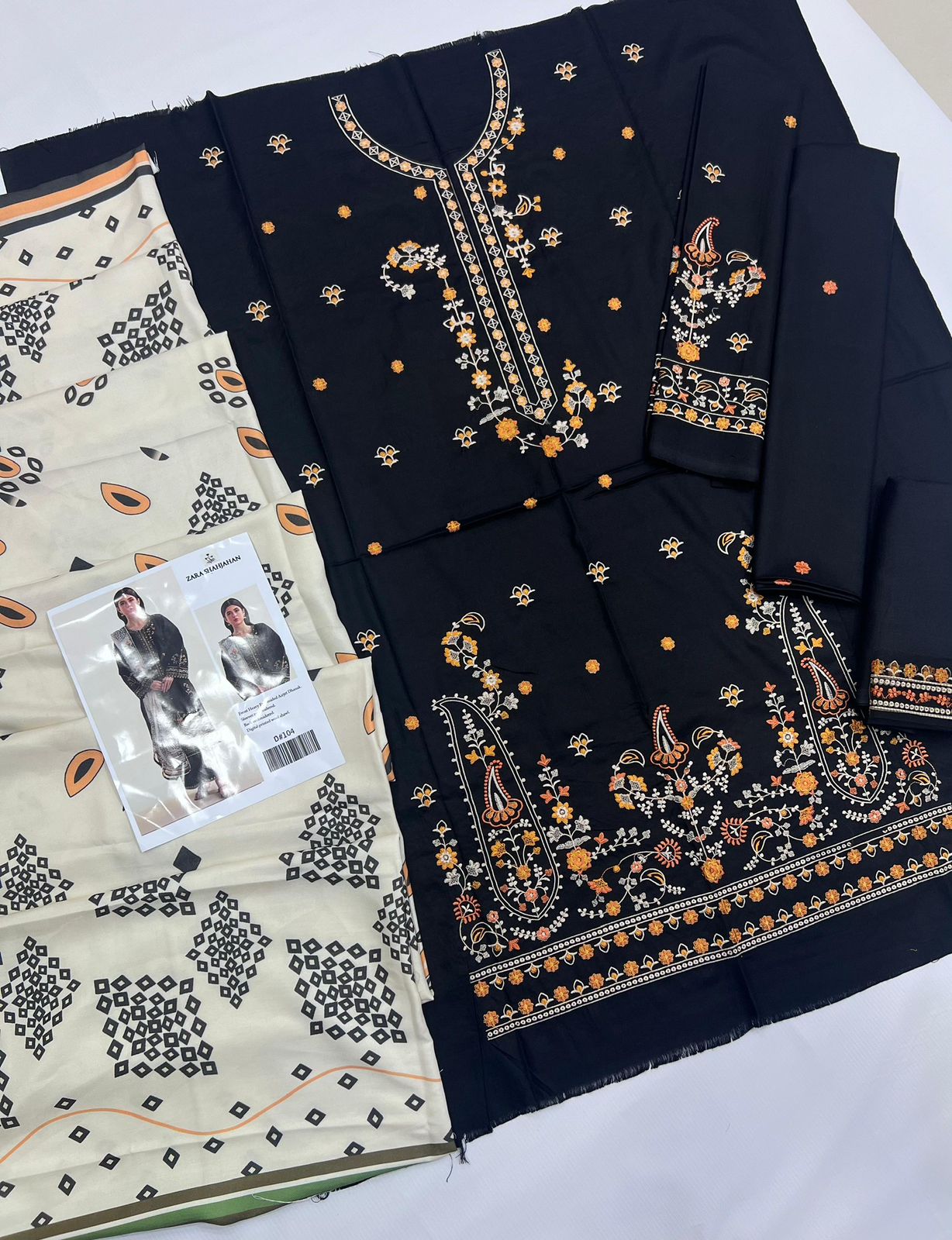 Zara Shahjahan Hit Code Dhanak Embroidered Collection